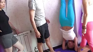 دیہی دوا ہو جاتا سکس خارجی با کیفیت ہے آخر کی طرف سے ایک کسان میں ایک mohnatka.